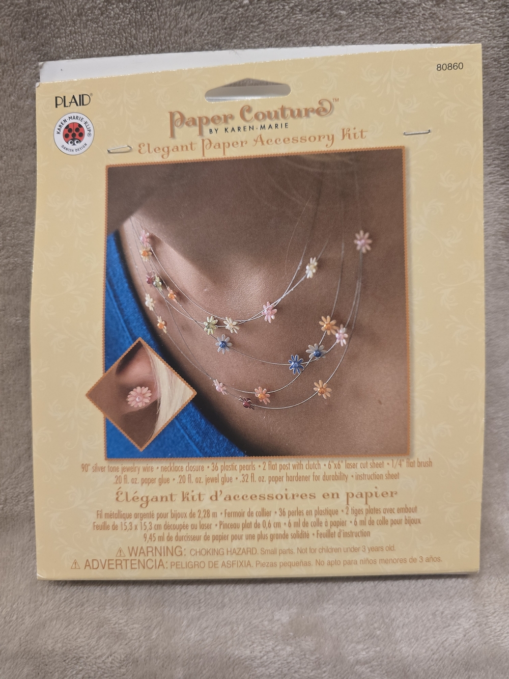 Multi-Color Floral Necklace Kit